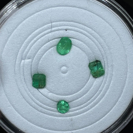 1.53cts - Chitral Emerald - Unheated, Untreated - 4 pcs