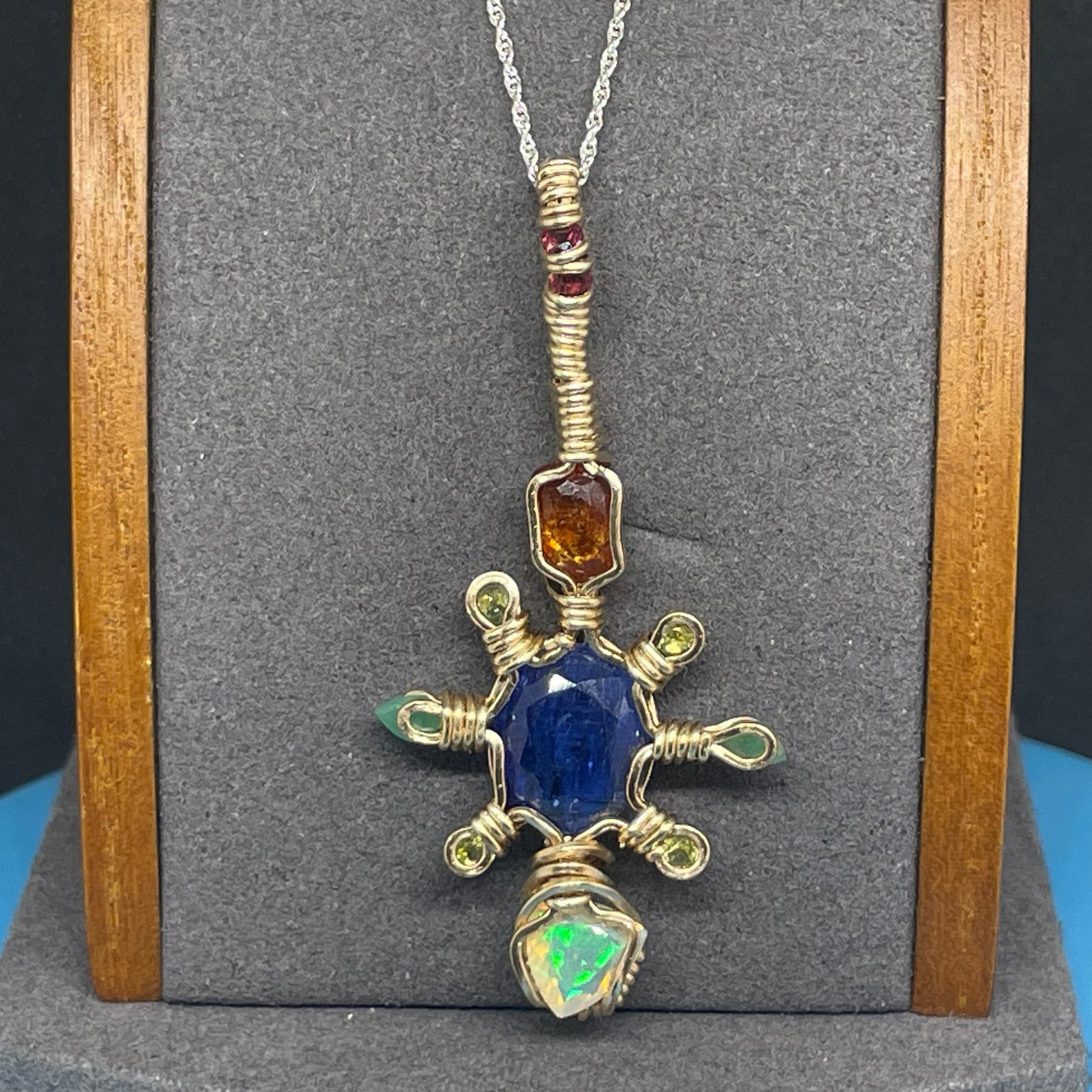 Chakra Crystal Necklace (14k Gold Fill)