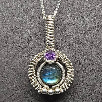 Labradorite & Amethyst